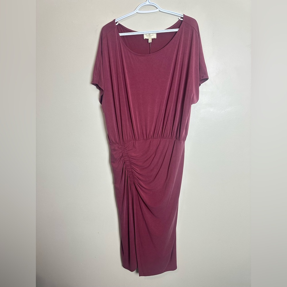 Moulinette Soeurs Size L Burgundy Dress